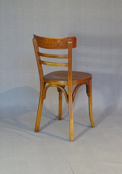 Satz von 9 Baumann "Bistro"-Stühlen, 1955, kein Fischel, kein Thonet