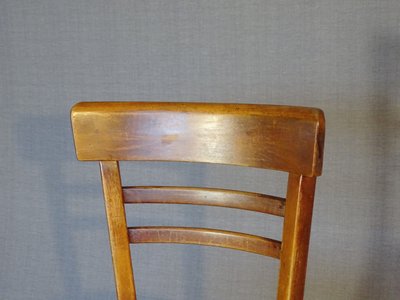 Satz von 9 Baumann "Bistro"-Stühlen, 1955, kein Fischel, kein Thonet