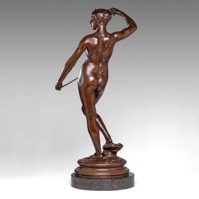 Diana cacciatrice, scultura in bronzo di Alexandre Falguière (1831–1900)