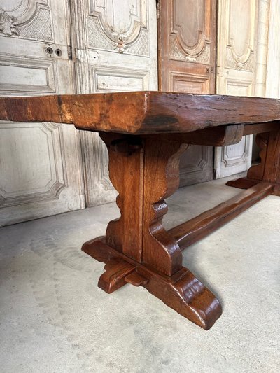 20th century oak monastery table