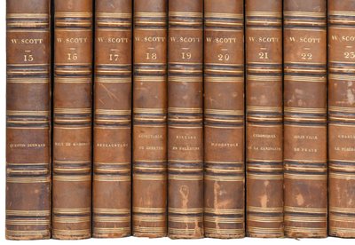 Walter Scott Book Collection, Furne e Charles Gosselin Edition 1839, 30 volumi in-8