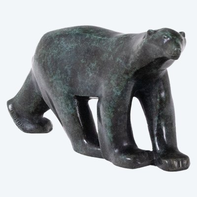 François Pompon. „Eisbär“, Bronze, Ausgabe 2006.LS63962167Y