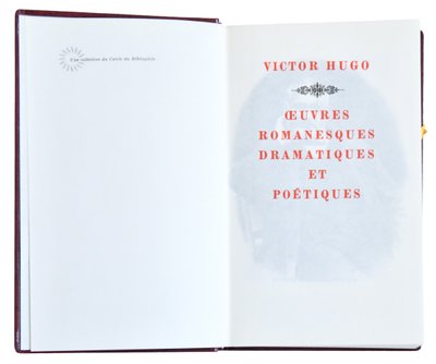 Collection books by Victor Hugo, Œuvres Romanesques Dramatiques et Poétiques, 38 volumes