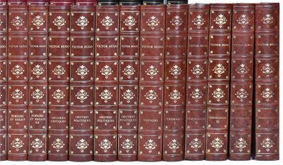 Collection livres de Victor Hugo, Œuvres Romanesques Dramatiques et Poétiques, 38 volumes