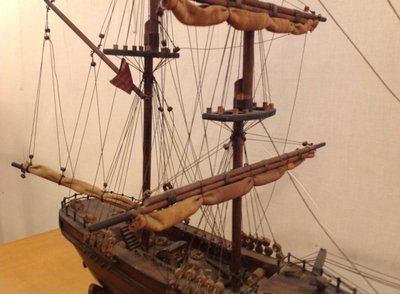 Maquette De Navire à 2 Mâts 