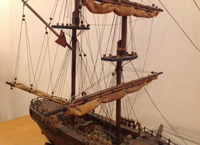 Maquette De Navire à 2 Mâts 