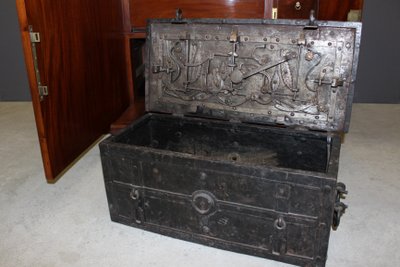 19th Century Mahogany Corsair Safe Cabinet