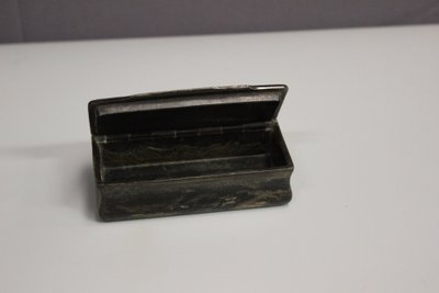 Snuffbox In Horn And Inlay End XIX