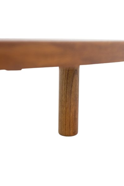 Pierre Chapo. Table basse modèle « T22 » en orme. Années 1980 LS64004159K