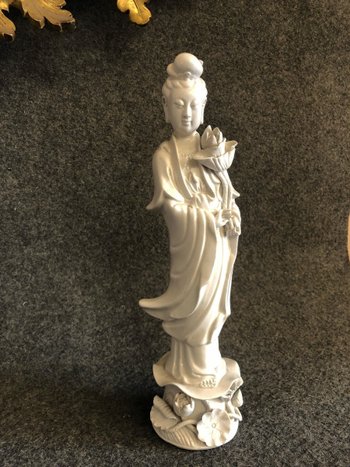 Guanyin En Porcelaine. Chine, Fin Du XIXe Siècle