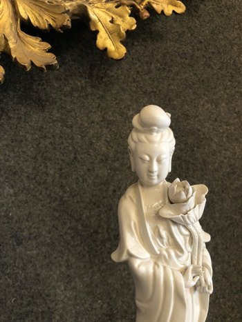 Guanyin En Porcelaine. Chine, Fin Du XIXe Siècle