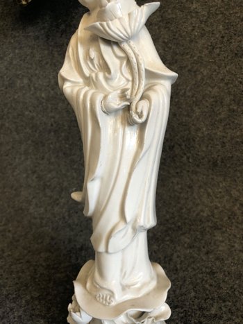 Guanyin En Porcelaine. Chine, Fin Du XIXe Siècle