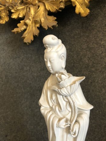 Guanyin En Porcelaine. Chine, Fin Du XIXe Siècle