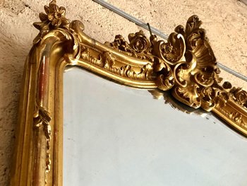 Louis XV Style Mirror, 19th Century