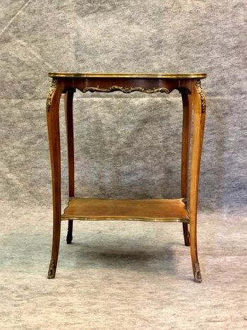 Louis XV style side table, 19th century