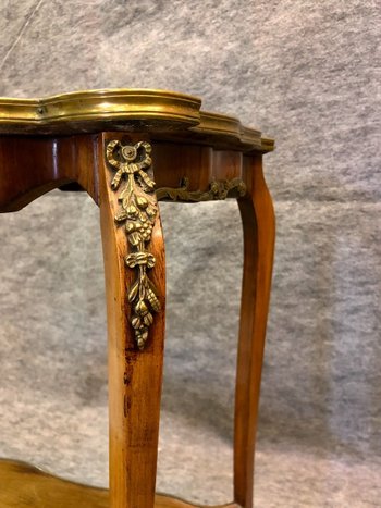 Louis XV style side table, 19th century