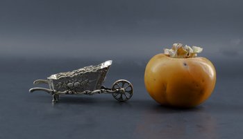 Silver Wheelbarrow, 19th Century