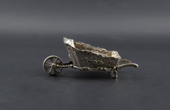 Silver Wheelbarrow, 19th Century