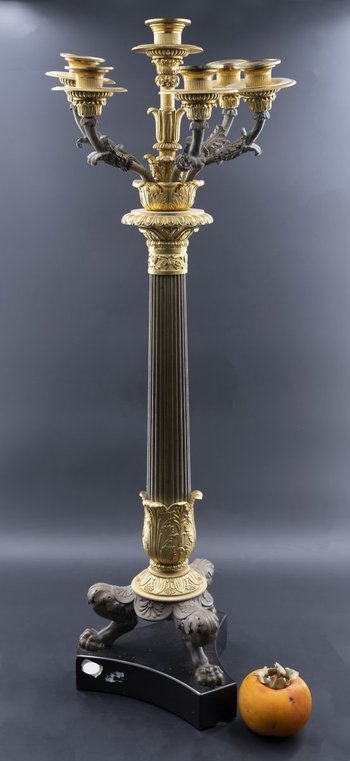 Pair Of Candelabras, 19th Century