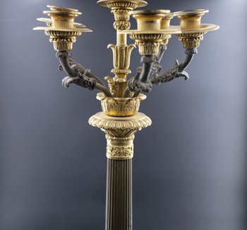 Pair Of Candelabras, 19th Century