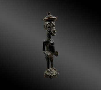 STATUETTE ANTHROPOMORPHE - Culture Sénufo, Côte d'Ivoire - Première moitié du XXème siècle 