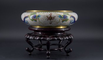 Chinese Cloisonne Cup, Late 19th Century