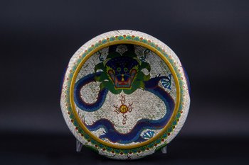 Chinese Cloisonne Cup, Late 19th Century