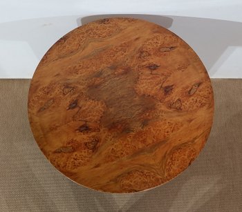  Table guéridon en Loupe de Thuya, Art déco modernisme– Début XXe 