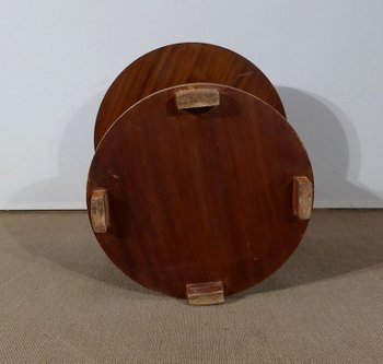  Table guéridon en Loupe de Thuya, Art déco modernisme– Début XXe 