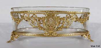 Kleine Gärtnerei aus Glas und Messing, Stil Louis XVI - 1900