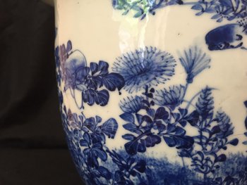 Jardinière / Pot De Fleur En Céramique Chinoise, Chine, Début XXe Siècle