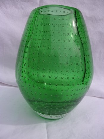 Vase en verre de Murano des année 1960