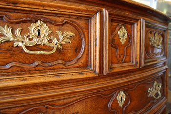 A Louis XIV Chest of Drawers In Oak, 17th Century