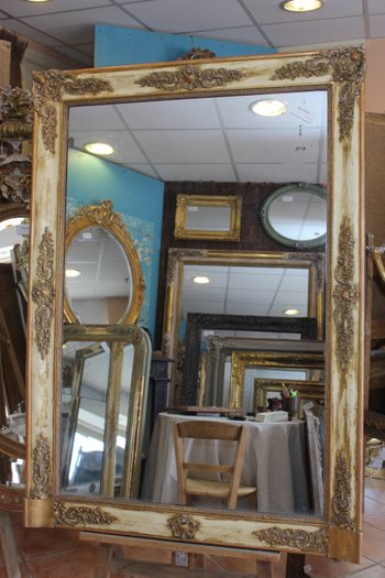 Old Fireplace Mirror, Mercury 103 X 145 Cm