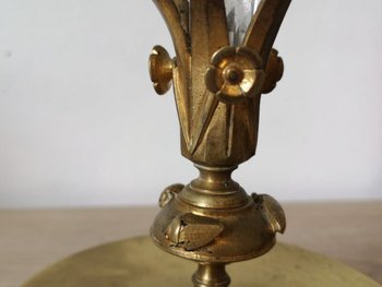 Soliflore - Gilt bronze and crystal - Circa 1900