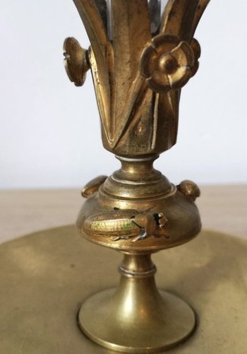 Soliflore - Gilt bronze and crystal - Circa 1900