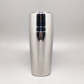 1970 Bellissimo shaker per cocktail con secchiello per il ghiaccio di Mepra. Prodotto in Italia