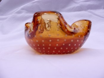 Murano glass ashtray, year 70