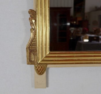  Miroir en bois doré à la feuille d'Or Louis XVI – 2ème partie XIXe 