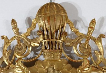  Miroir en bois doré à la feuille d'Or Louis XVI – 2ème partie XIXe 