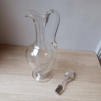 Large decanter - Cut crystal - Circa 1950