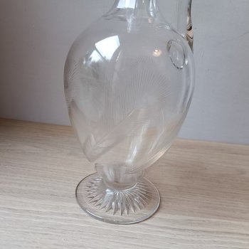 Large decanter - Cut crystal - Circa 1950