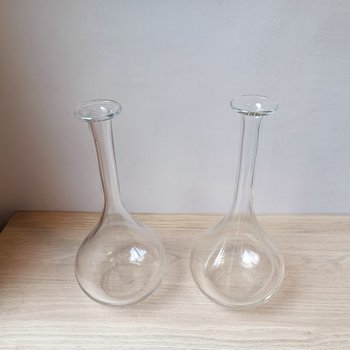 Pair of decanters - Crystal - Baccarat - 20th century