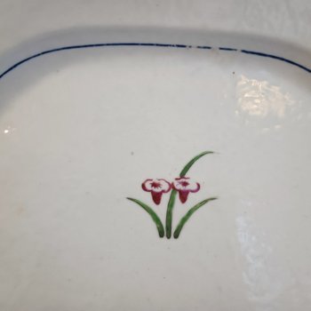 Plat - Porcelaine de Chine - Compagnie des Indes - XVIIIème siècle 