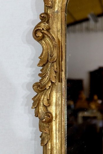  Miroir Rocaille en Bois Doré, Louis XV – 1900 