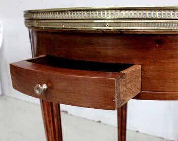 Mahogany Bouillotte Table, Louis XVI taste - Early 20th Century