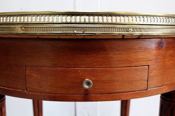 Mahogany Bouillotte Table, Louis XVI taste - Early 20th Century