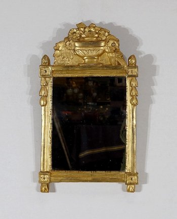  Miroir en Bois doré, style Louis XVI – Début XXe 