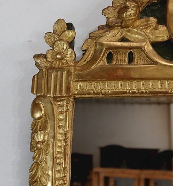  Miroir en bois doré, style Louis XVI – Début XXe 