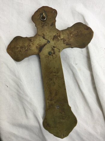 Croix en bronze de Barbedienne 